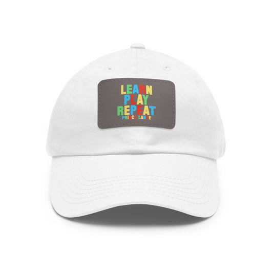 Learn Play Repeat Hat with Leather Patch (Rectangle)