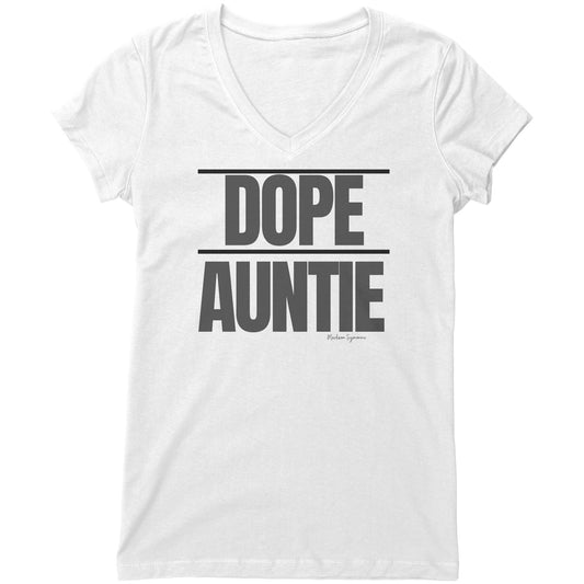 Dope Auntie(Black) V-Neck