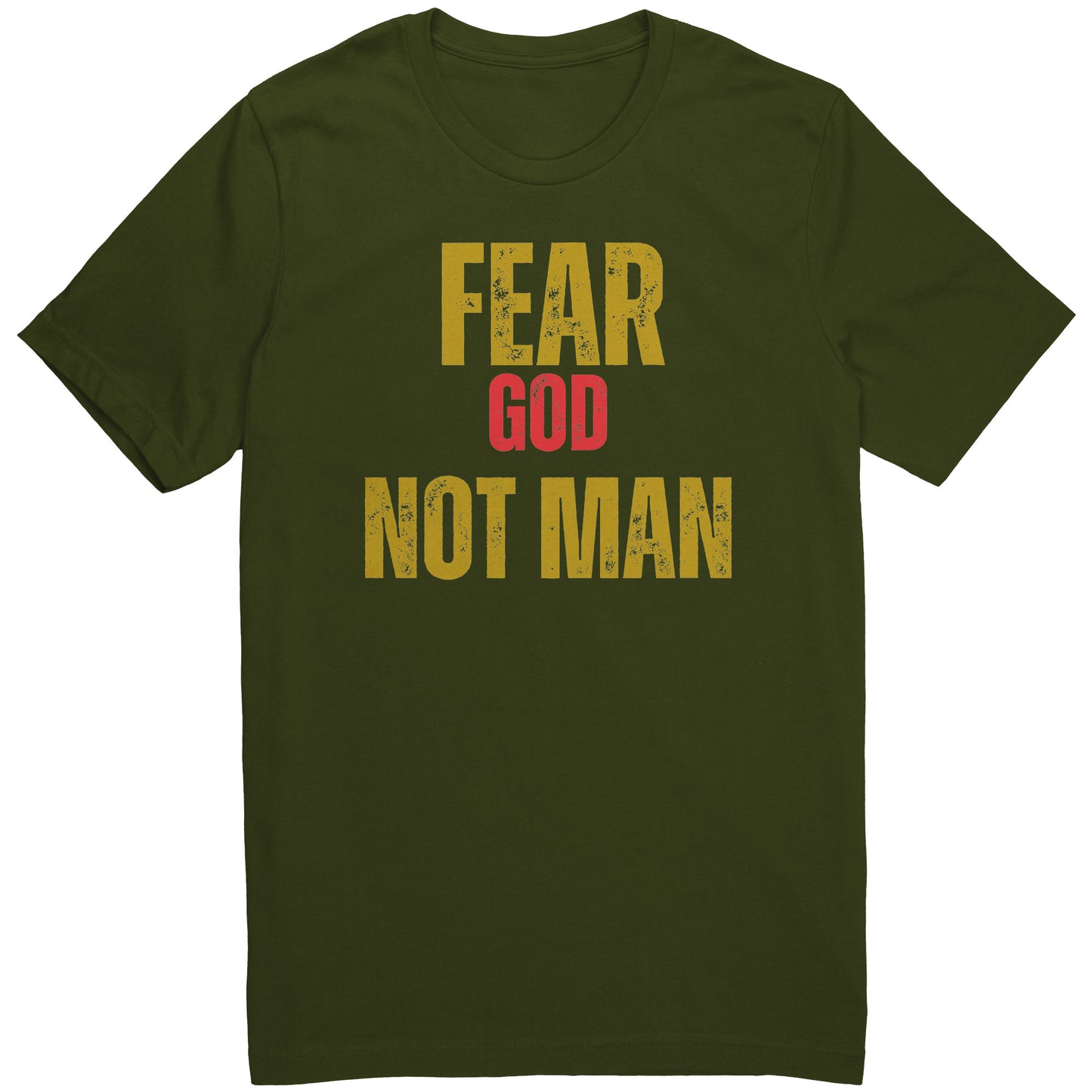 Fear God Red/Gold Text [Adult Unisex]