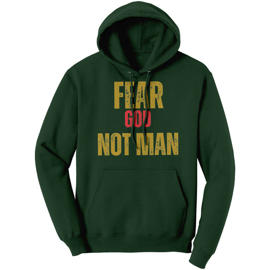 Fear God Red/Gold Text Hoodie [Adult Unisex]