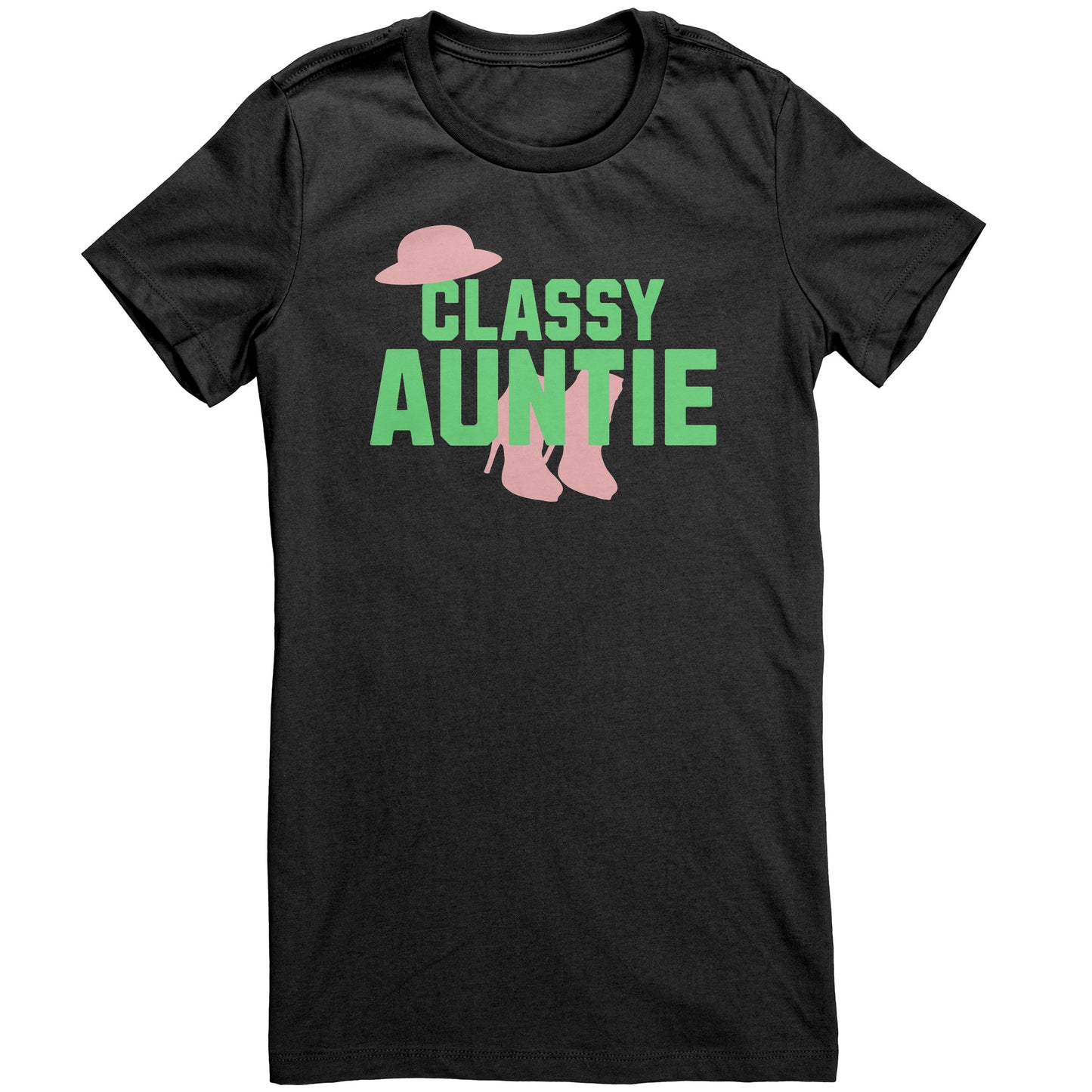 Classy Auntie Tee Pink/Green [Women]