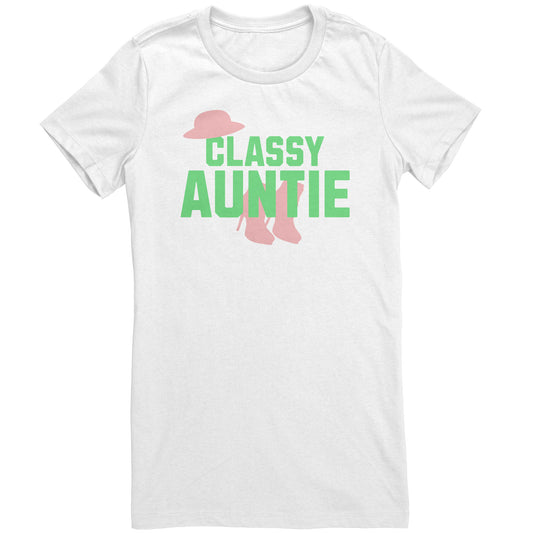 Classy Auntie Tee Pink/Green [Women]